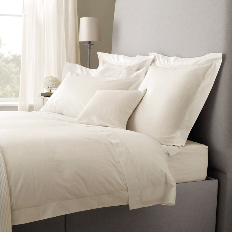 Legett 100% Egyptian-Like Cotton 200 Thread Count Fitted Sheet, Cream, Single (3')