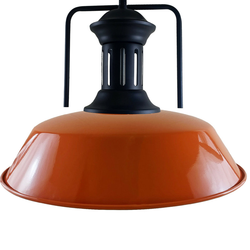 Daigle 1 - Light Dome Pendant, Orange