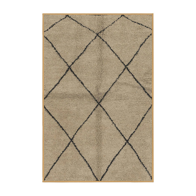 Wool Abstract Indoor Rug, Rectangle 8' x 12'