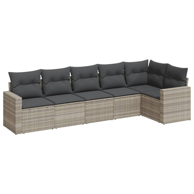  Patio Sofa Set Light Grey