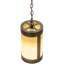 Luminaire suspendu cylindrique unique à 1 lumière