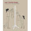 Freestanding 10 - Hook Coat Rack