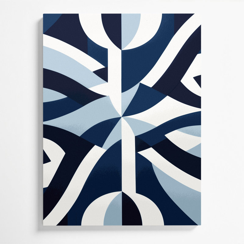 Abstract Shapes 11 Gray Canvas Wall Art, 30" H x 20" W