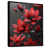 Toile avec cadre flottant noir