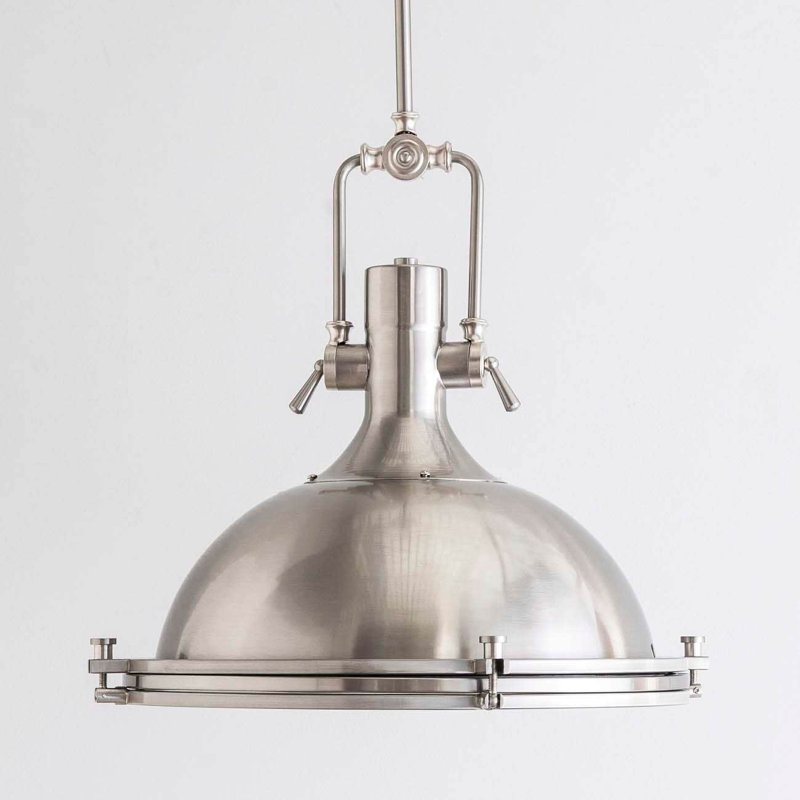 Vangorder 1 - Light Single Pendant, Brushed Nickel