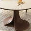 Table de salle à manger blanche en noyer blanc-1027182026