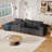 108.3" Sectional Foam Couch-689210264