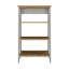 Armoire à linge Jenne, quatre tablettes ouvertes-212782035