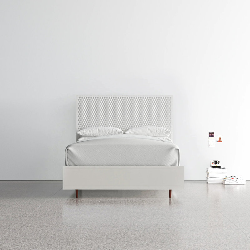 Capra Solid Wood Standard Bed, Queen