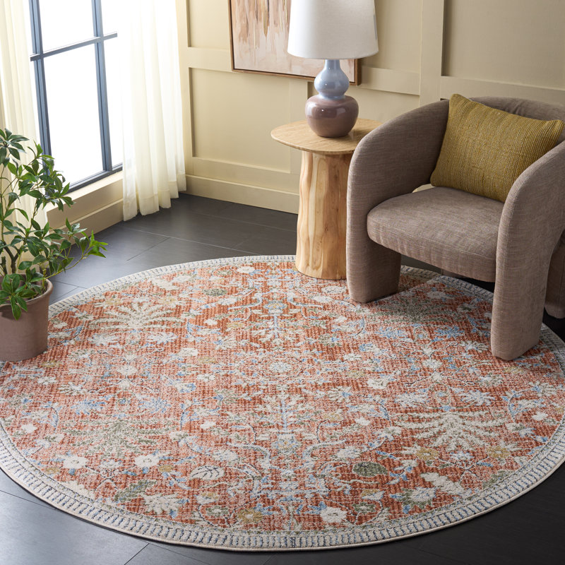 Grove 636 Performance Oriental Rug, Round 6'7"