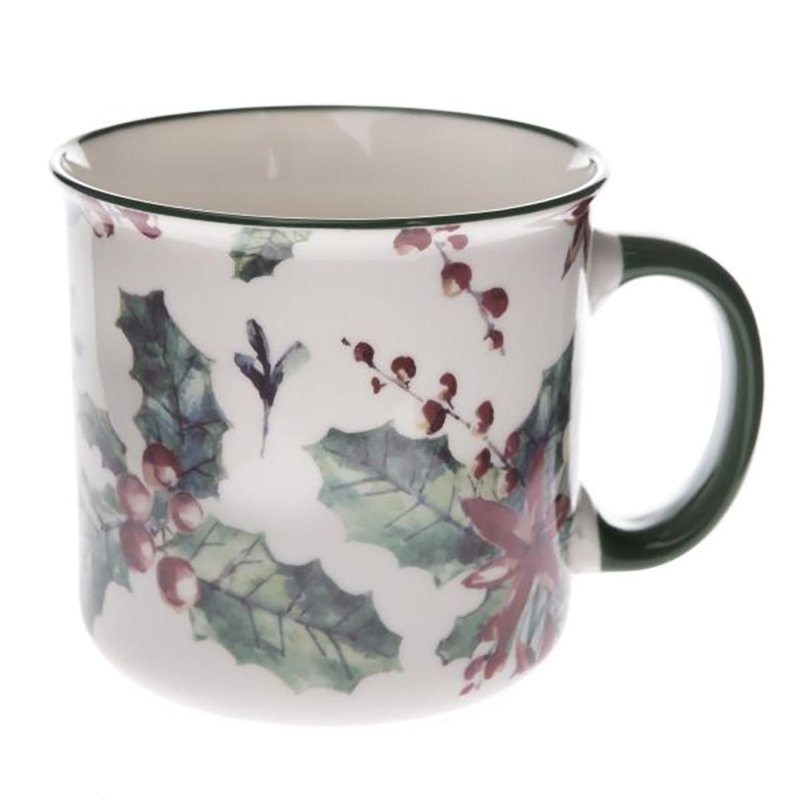Tasse à motif Holly and Berries