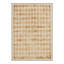 Tapis intérieur beige / brun Liadan Aura lavable à la machine avec envers antidérapant-128992431