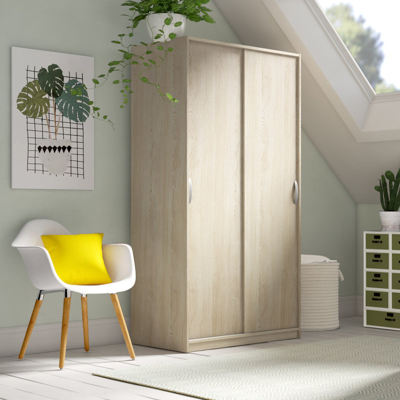 Berte 2 Door Manufactured Wood Wardrobe