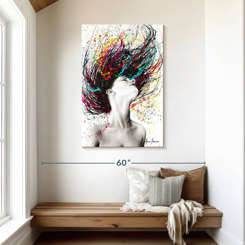 Leisha Afterglow, 45" H x 30" W