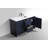 Tulughan 59.125'' Single Bathroom Vanity with Slate Top-196170751