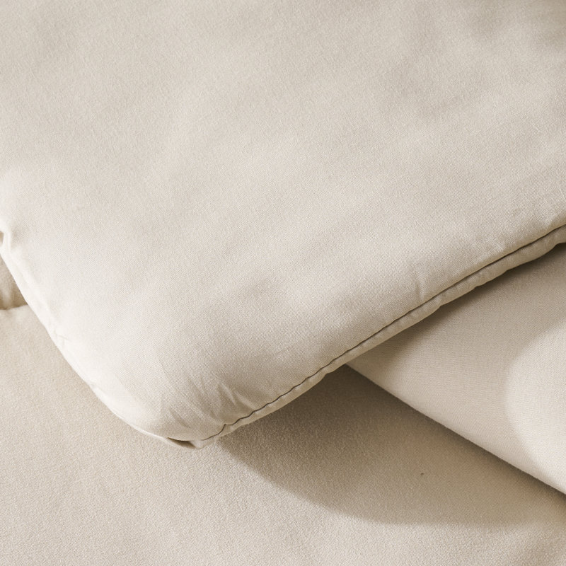  Ensemble d'édredon très grand kaki uni avec draps, lit dans un sac 7 pièces, ensemble de literie complet en microfibre douce à surpiqûres classiques pour toutes les saisons