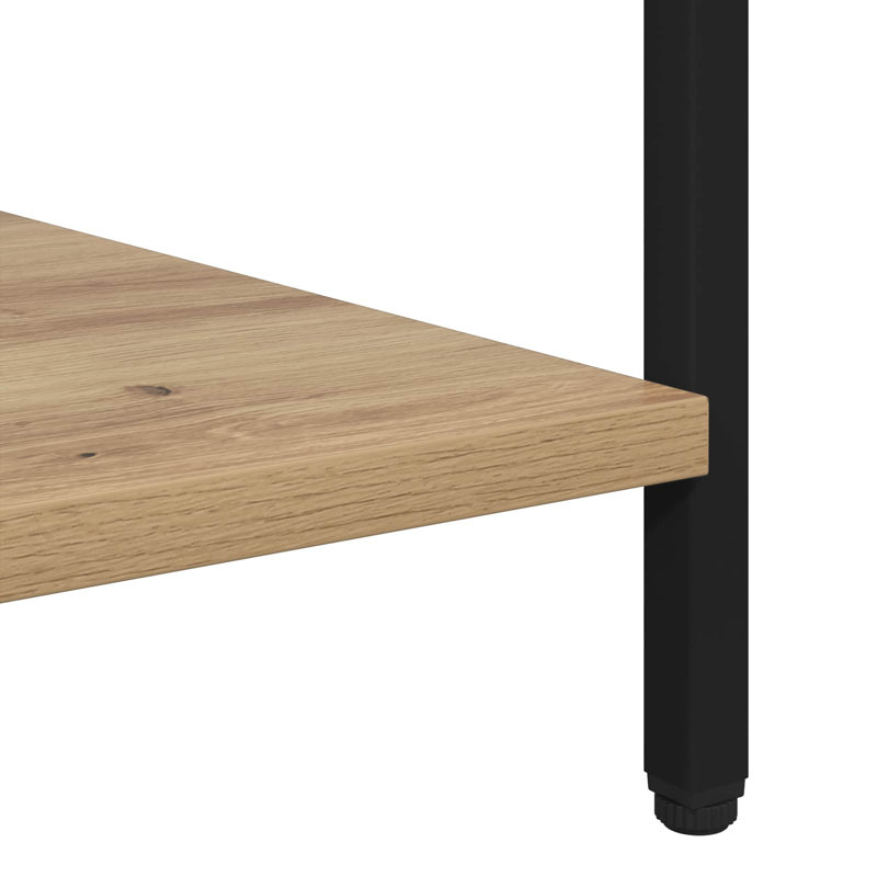 40cm W Manufactured Wood Bedside Table, Artisan Oak