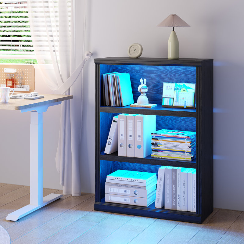 110cm H x 80cm W Bookcase, Black