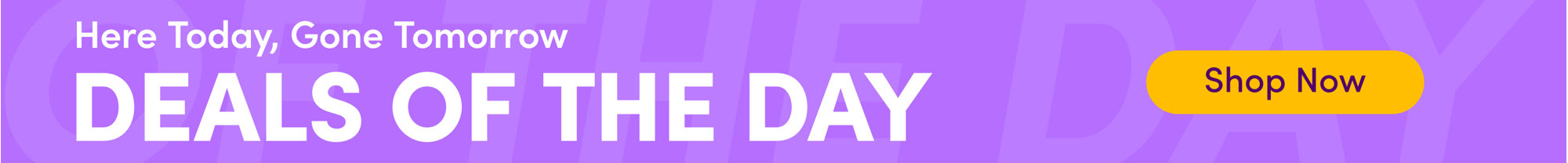 Deals of the day