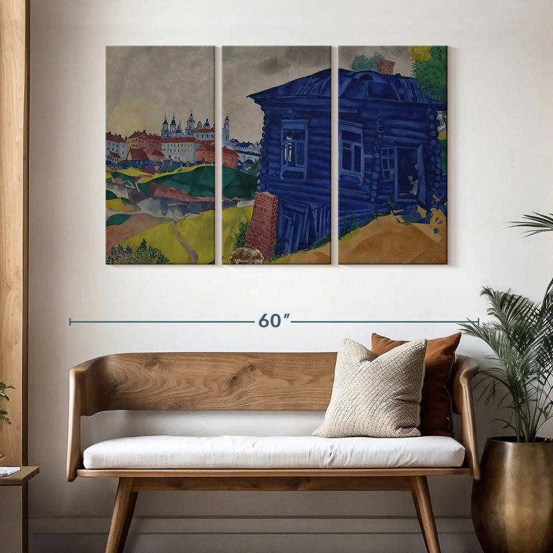 Avery La Maison Bleue, H 32 po x l 50 po