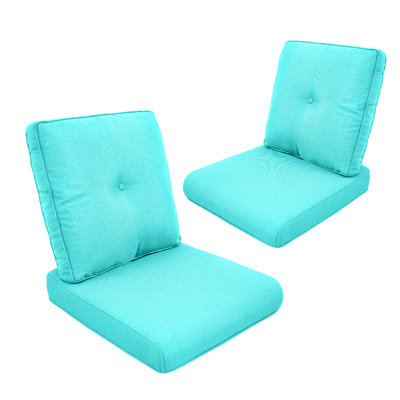 Ensemble de coussins et coussins Red Barrel Studio® intérieur / extérieur à assise profonde - 25 po x 22 po x 4 po
