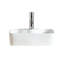 Lavabo de salle de bain carré en céramique pour bateau Modern