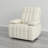 34" Wide Manual Upholstered Swivel Rocker Recliner with Adjustable Armrests