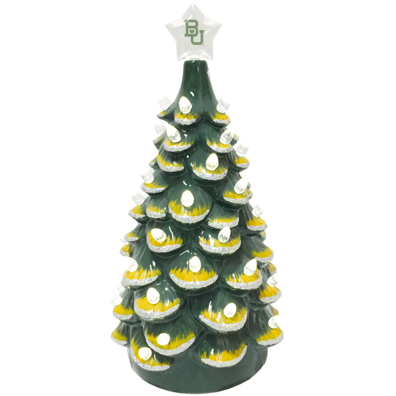 Arbre en céramique NCAA College Spirit, Bears de Baylor