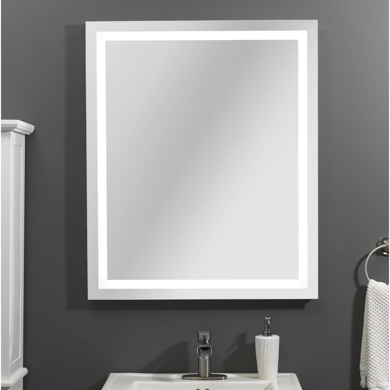 Celeste Flat Wall Mirror, 30" H x 36" W