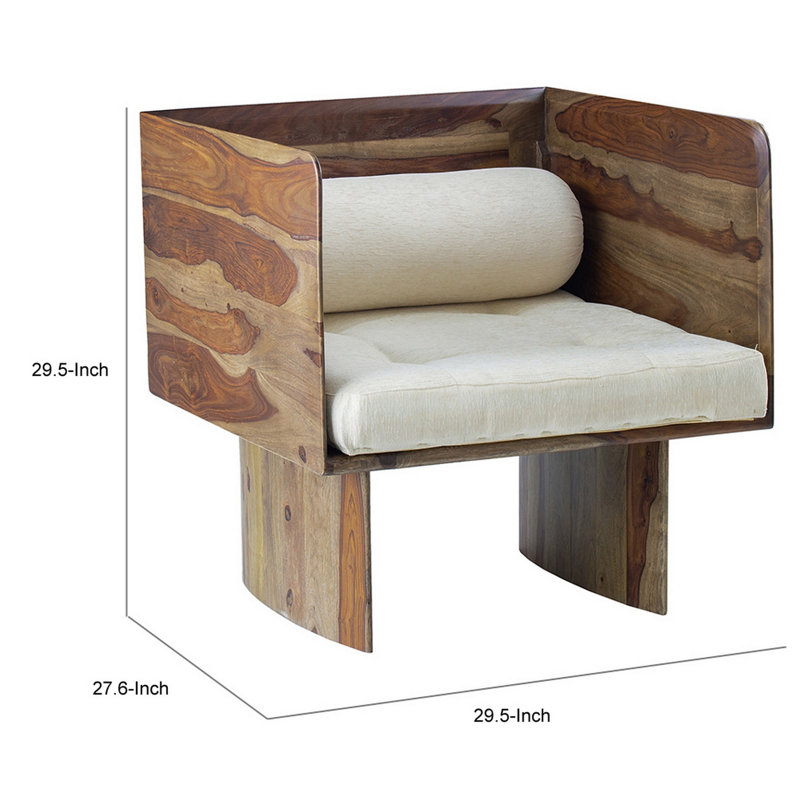 Fauteuil de 27,6 po de large Iselda