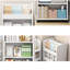 Bibliothèque multi-niveaux à roulettes, chariot de rangement mobile pour adultes-129221334