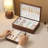 Black Walnut Wooden 2 Layer Jewelry Box