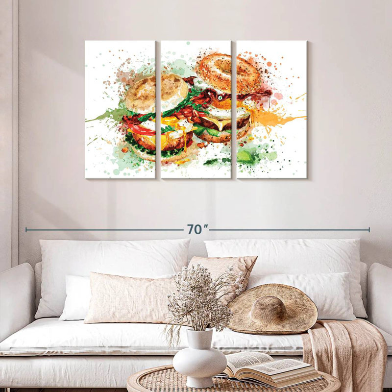 Yarlin Sandwiches Splash, 28" H x 45" W