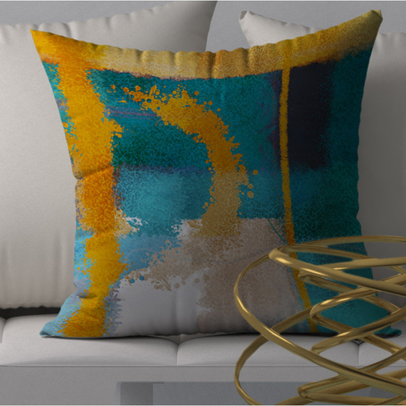Housse de coussin carrée et bourre O.K., 24 po x 24 po