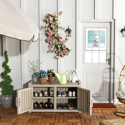 Banc de rangement pour chaussures