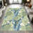 1PC Pastoral Sage Leaf Floral Print area rugs for Living Room, Soft and Comfortable, Suitable for all seasons, easy-to-maintain, machine washable Indoor floor mat, Under Table Farmhouse suitable for dining table, bedroom, entryway, patio, balcony,-793995090