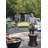 Artem Cool Bar Outdoor Patio Furniture and Side Table with 7.5 Gallon Beer and Wine Cooler Pop-up Cocktail Table 2in 1 Combo-1295984428