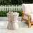 Outdoor/Indoor Lightweight Concrete Side Table