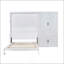 Grand lit escamotable avec garde-robe