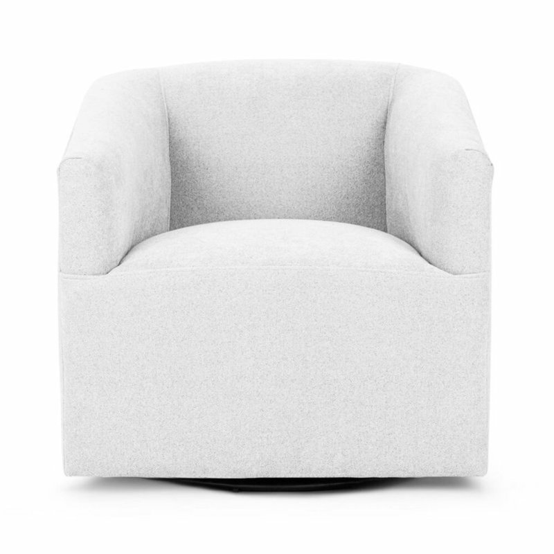 Vernon Swivel Armchair, Dawn Pearl