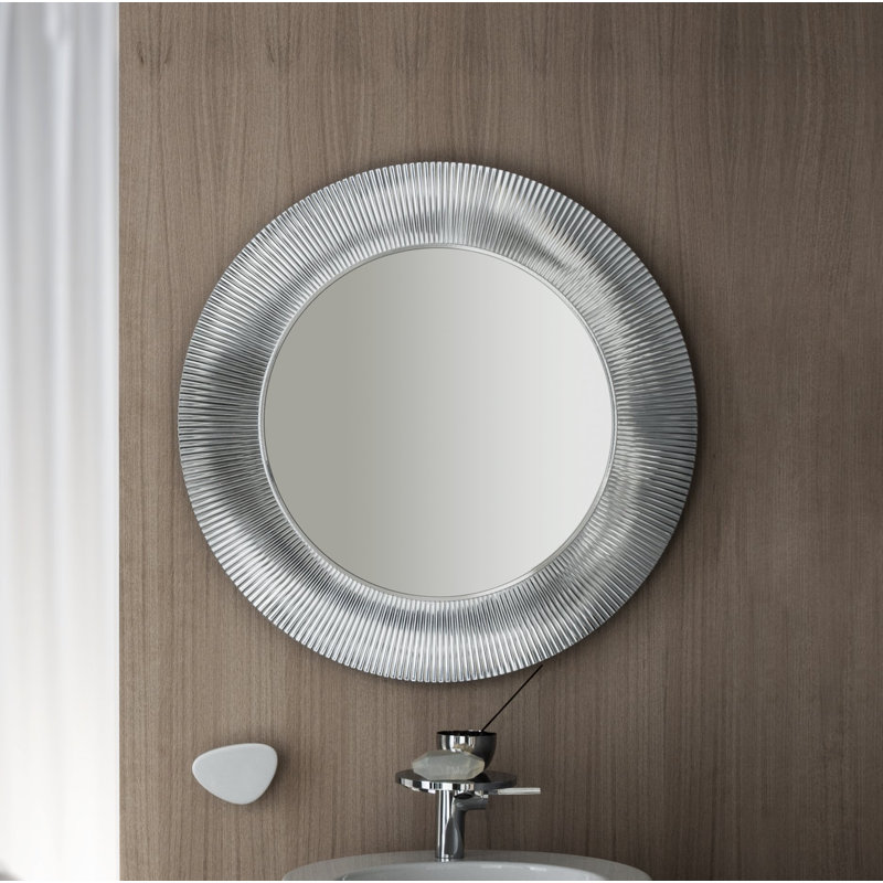 Kartell Flat Wall Mirror, Silver