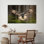 Elegant Printed Canvas Artwork: Bohemian Holiday Decor Masterpiece,1P WhiteFramedCanvas