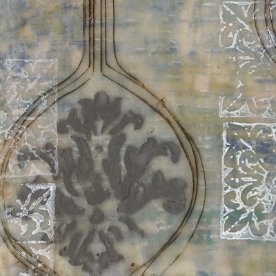 Floating Patterns I by Jennifer Goldberger - Wrapped Canvas Painting