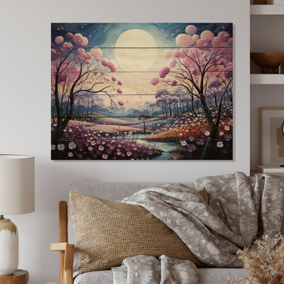 «Meadow Melody I» sur impression sur bois