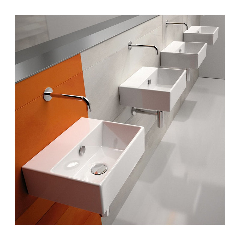 Premium Series Bathroom Sink, 8" Centers, 6.3" H x 19.89" W x 18.5" D