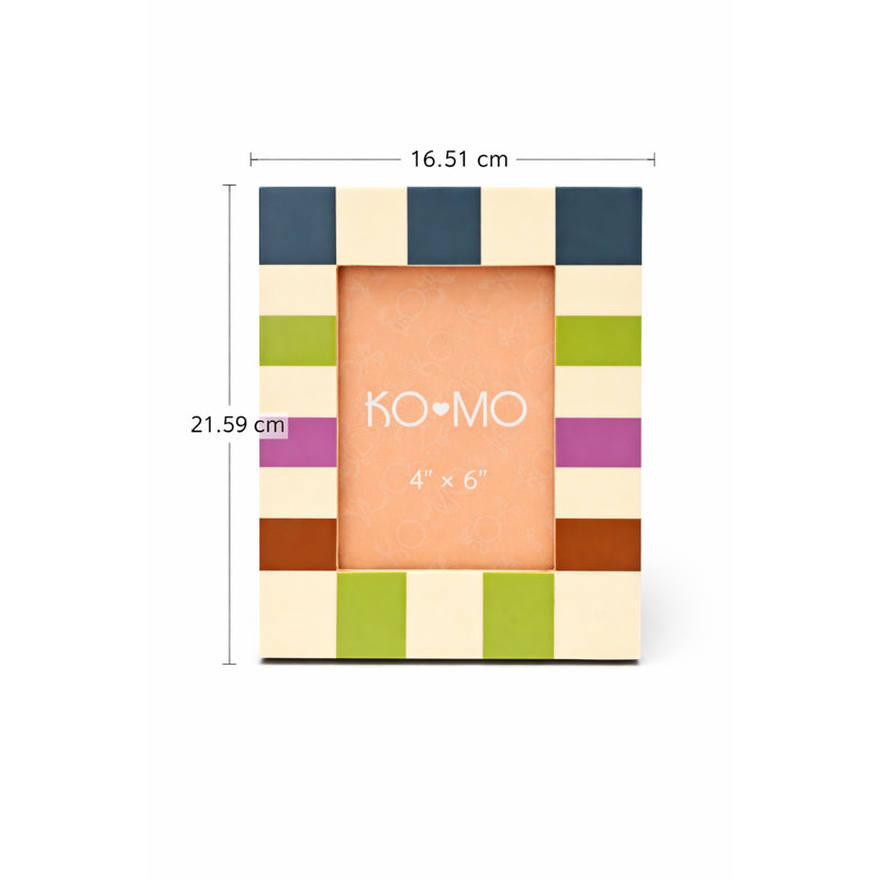 Multi-colour Picture Frame, 4" x 6"