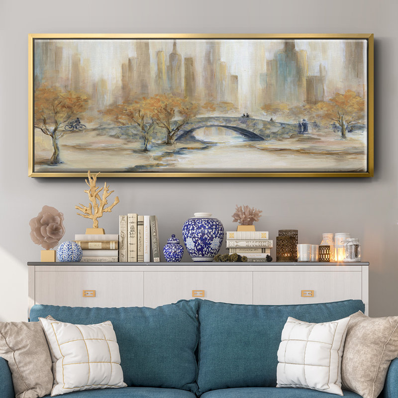 Central Park - toile encadrée, H 8 po x l 20 po