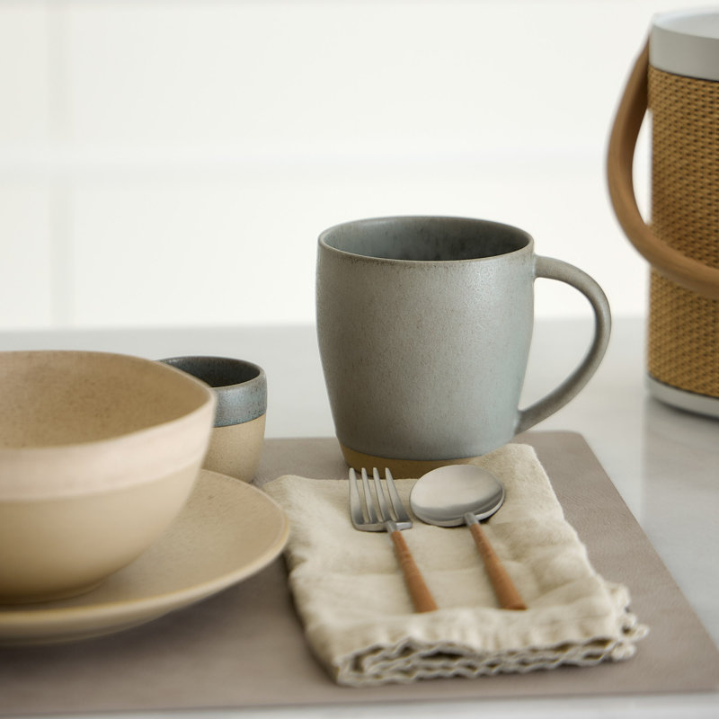 Arenito Handmade Ceramic Coffee Mug, Pink