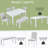 6 Pieces Dining Table Sets