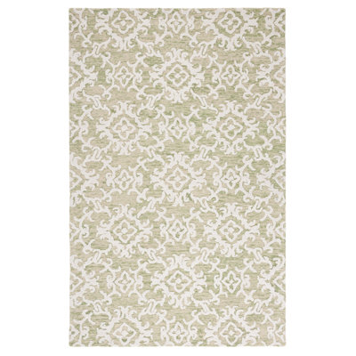 Tapis en laine touffeté à la main Imanol